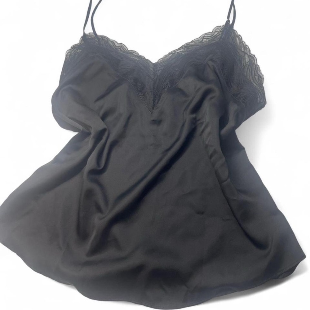 Express Black Camisole with Lace Detail